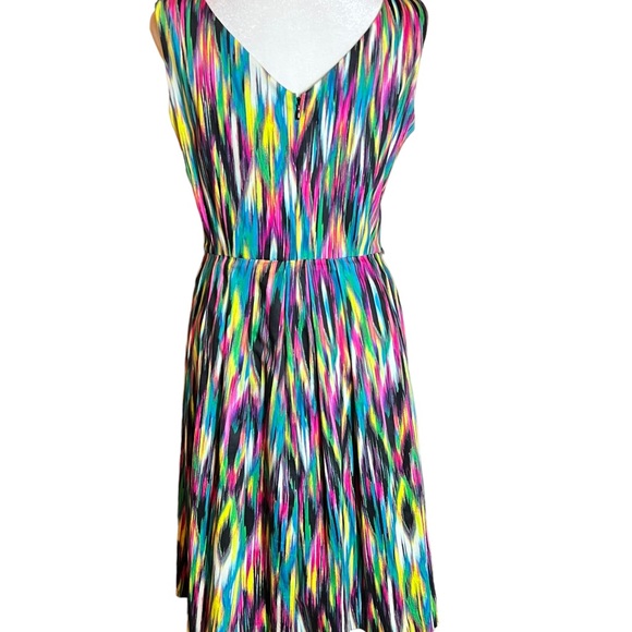 Ellen Tracy Dresses & Skirts - Ellen Tracy Fit & Flare Dress Cotton Stretch Sleeveless Back Zipper size 4